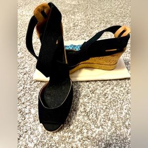 TORY BURCH Frieda Espadrille Platform Wedge Sandal